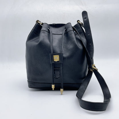 CELINE Celine Leather Black Shoulder Bag