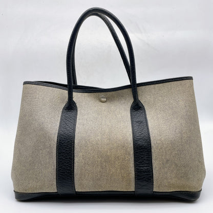 HERMES Garden Party PM Toire Ash Tote Bag Handbag
