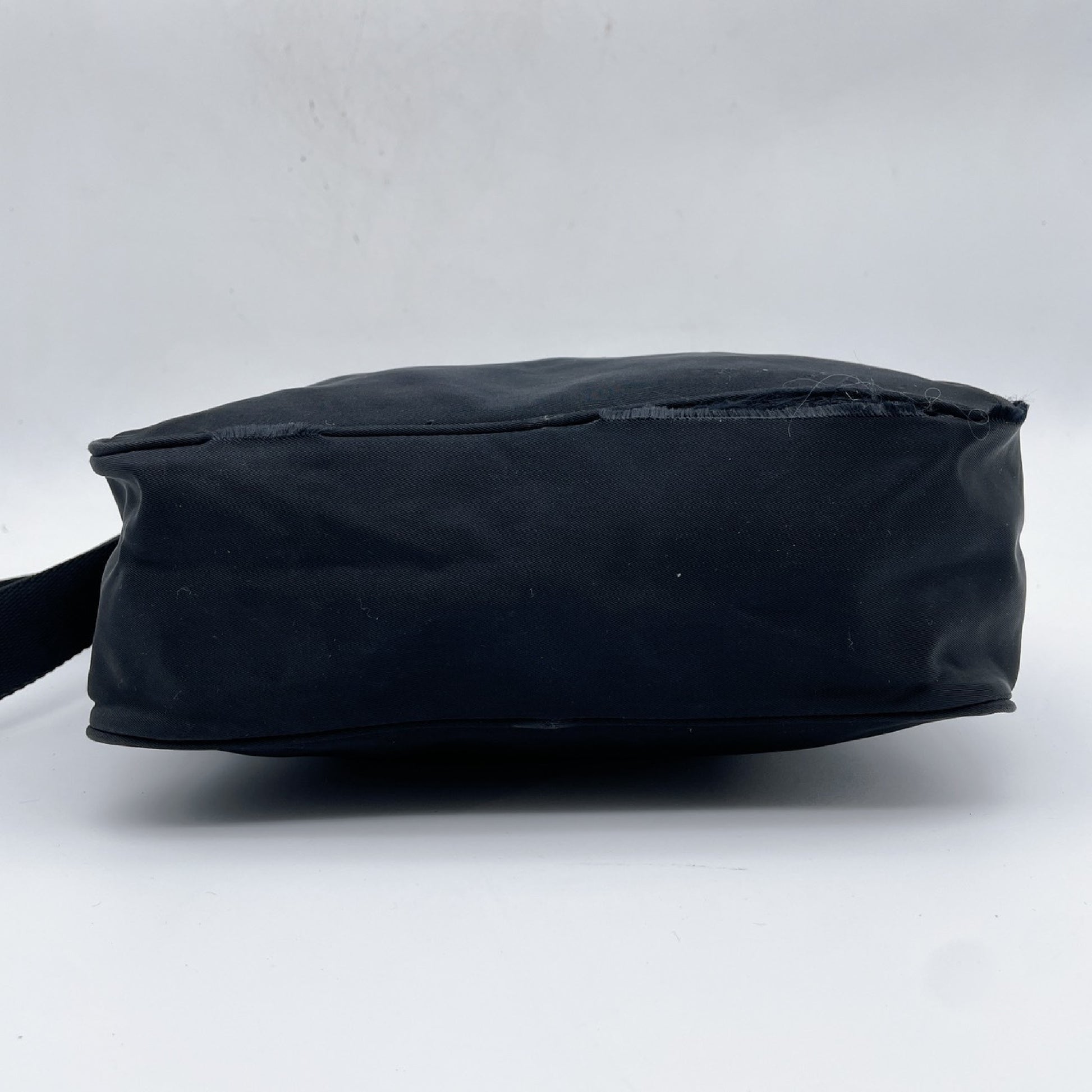 PRADA Nylon Triangle Logo Black Camera Bag Shoulder Bag