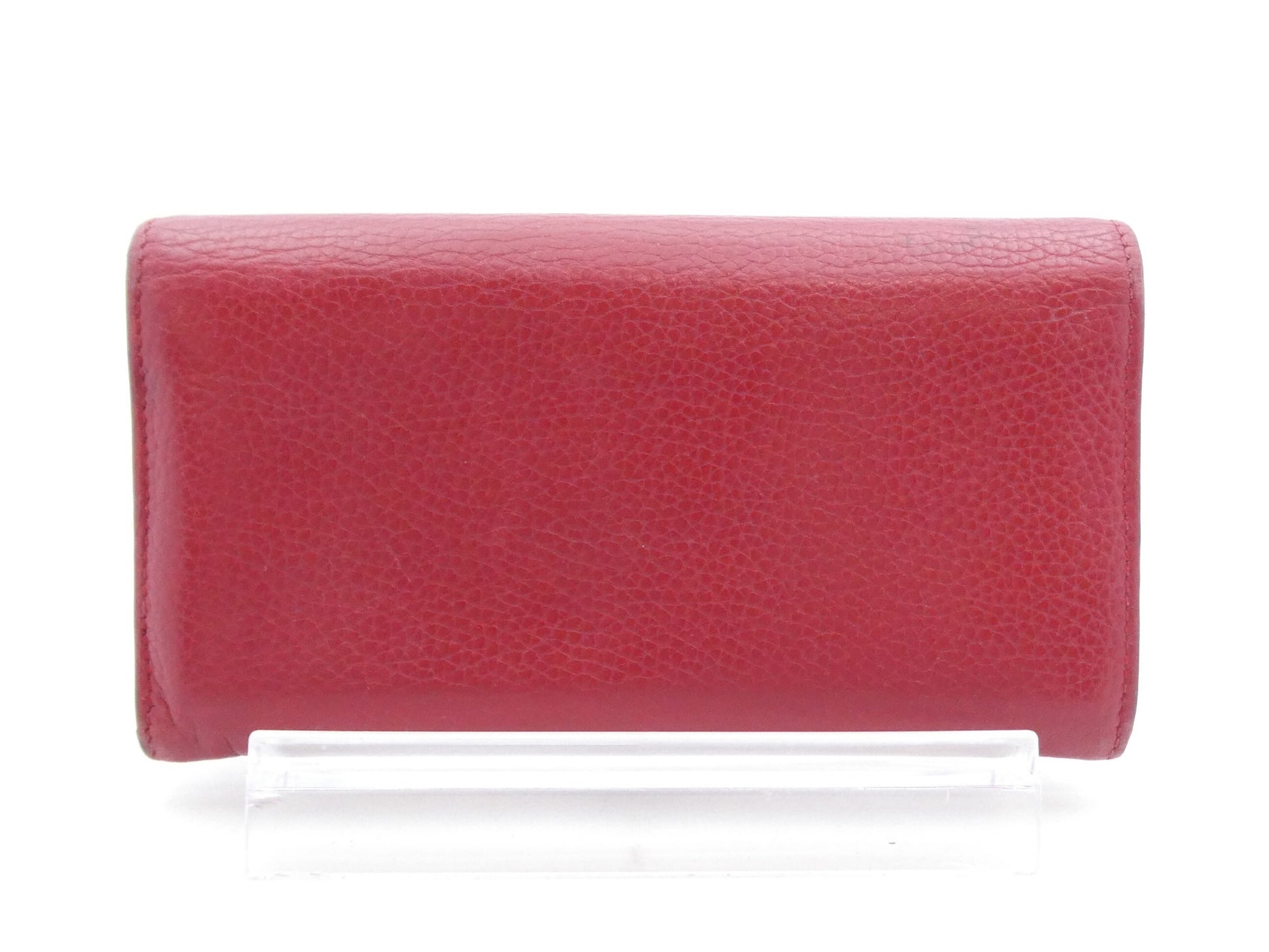 GUCCI GG Hardware Leather Wallet