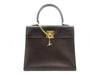 CELINE Logo Hardware Leather Handbag