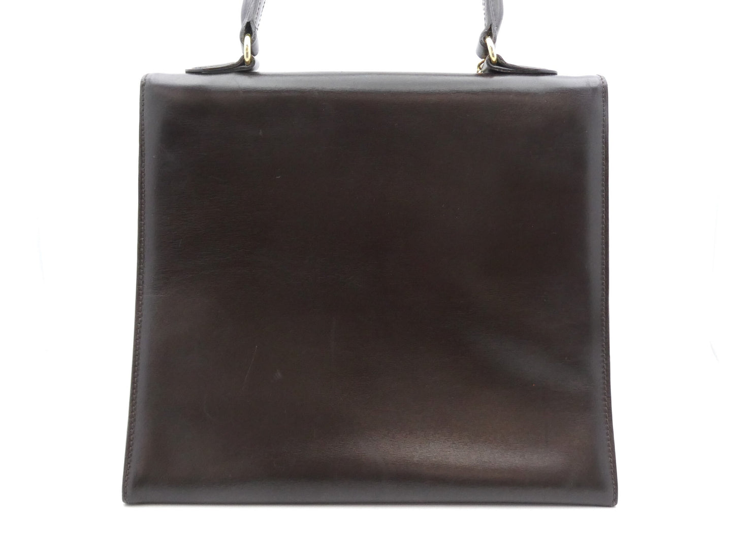 CELINE Logo Hardware Leather Handbag