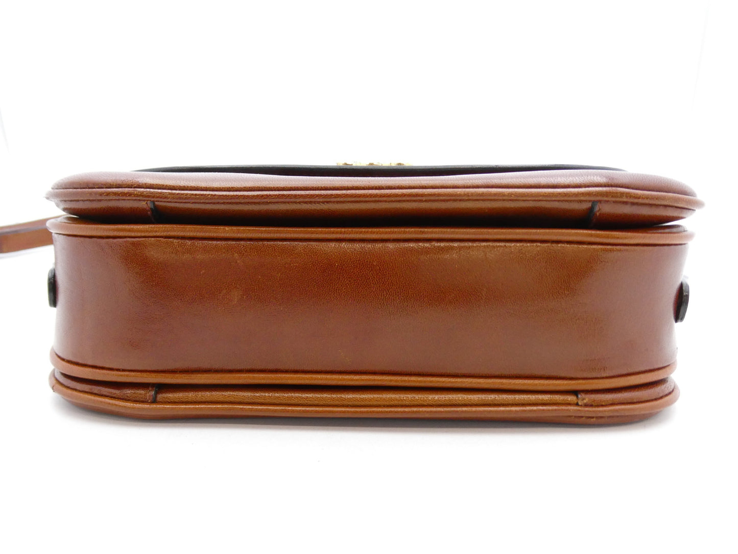 CELINE Triomphe Leather Shoulder Bag