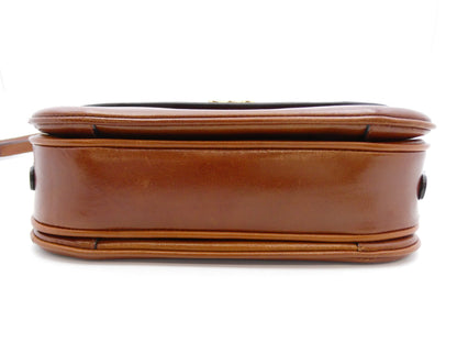 CELINE Triomphe Leather Shoulder Bag