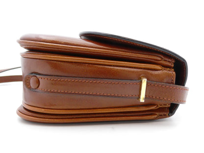 CELINE Triomphe Leather Shoulder Bag