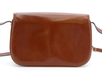 CELINE Triomphe Leather Shoulder Bag