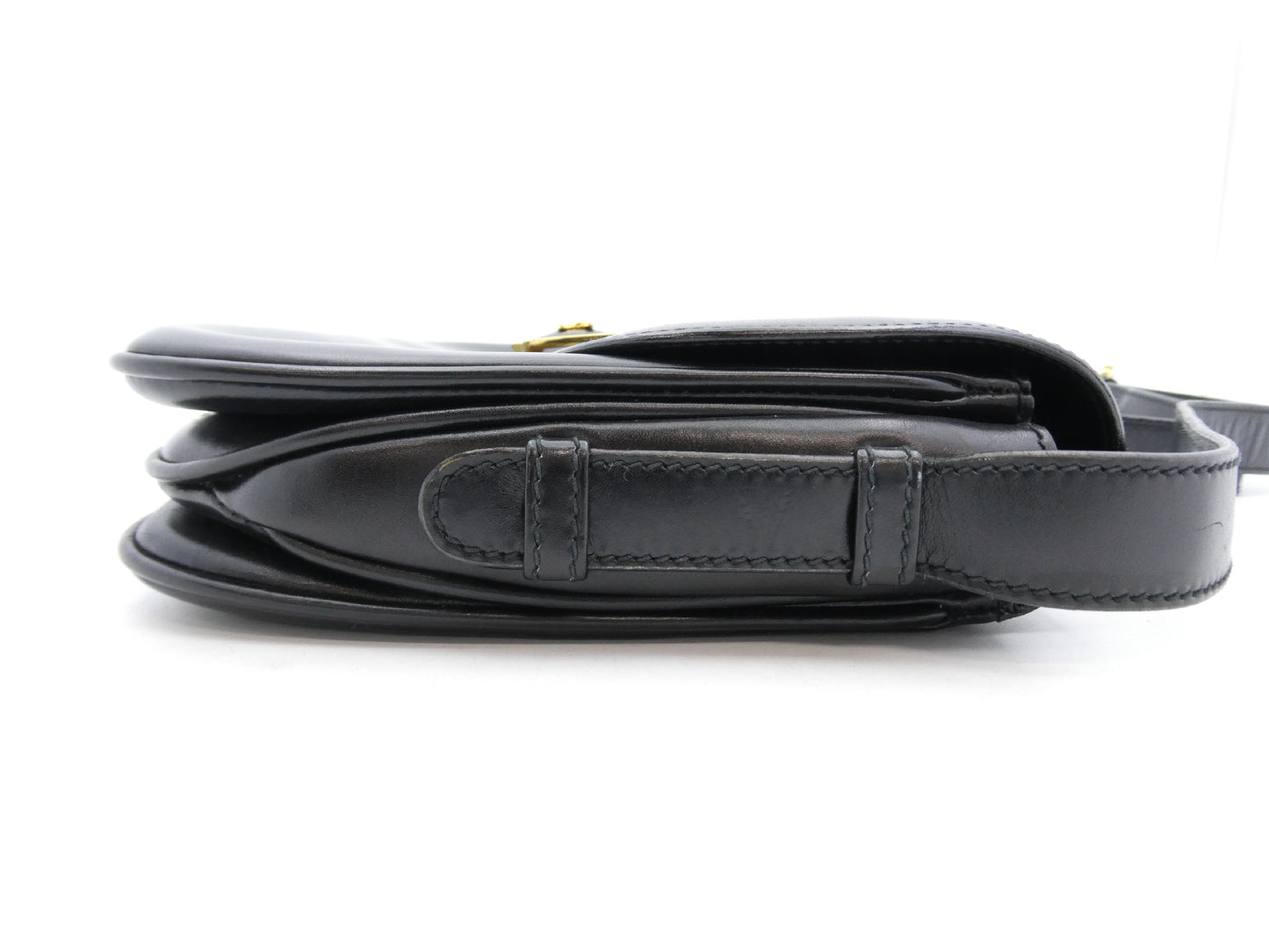 CELINE Brazon Hardware Leather Shoulder Bag