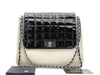 CHANEL Chocolate Bar 2.55 Enamel Chain Shoulder Bag