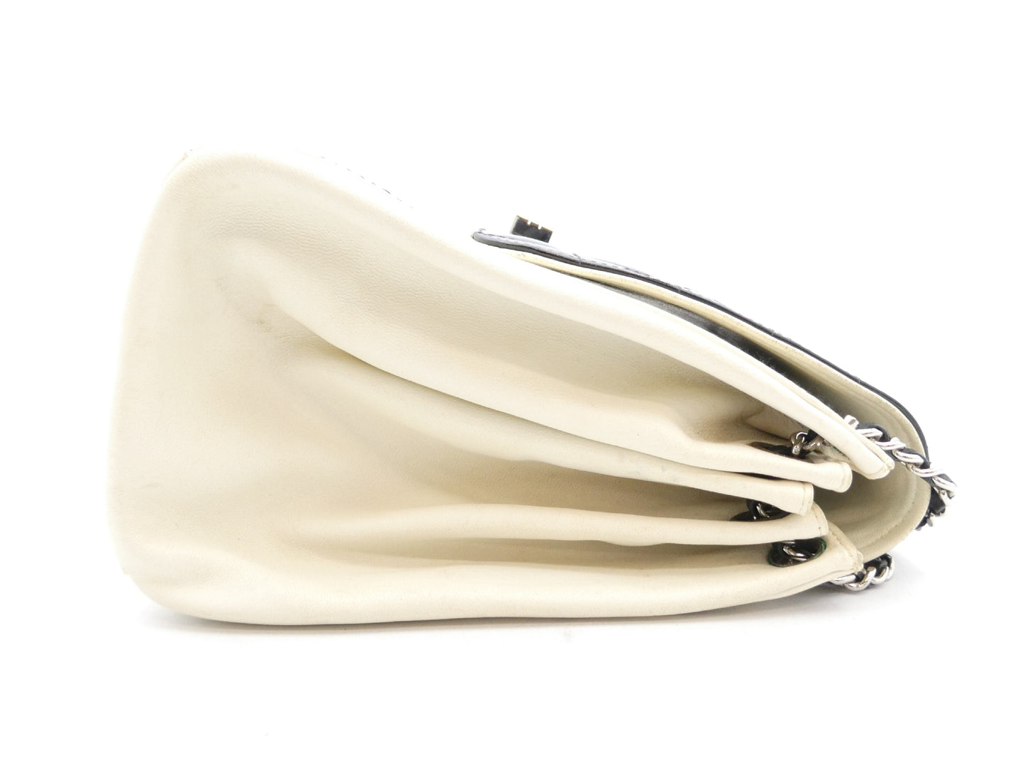 CHANEL Chocolate Bar 2.55 Enamel Chain Shoulder Bag