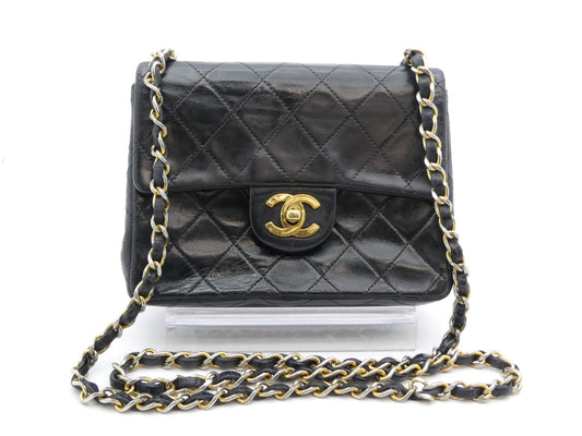CHANEL Mini Matlasse Cocomark Turnlock Chain Shoulder Bag