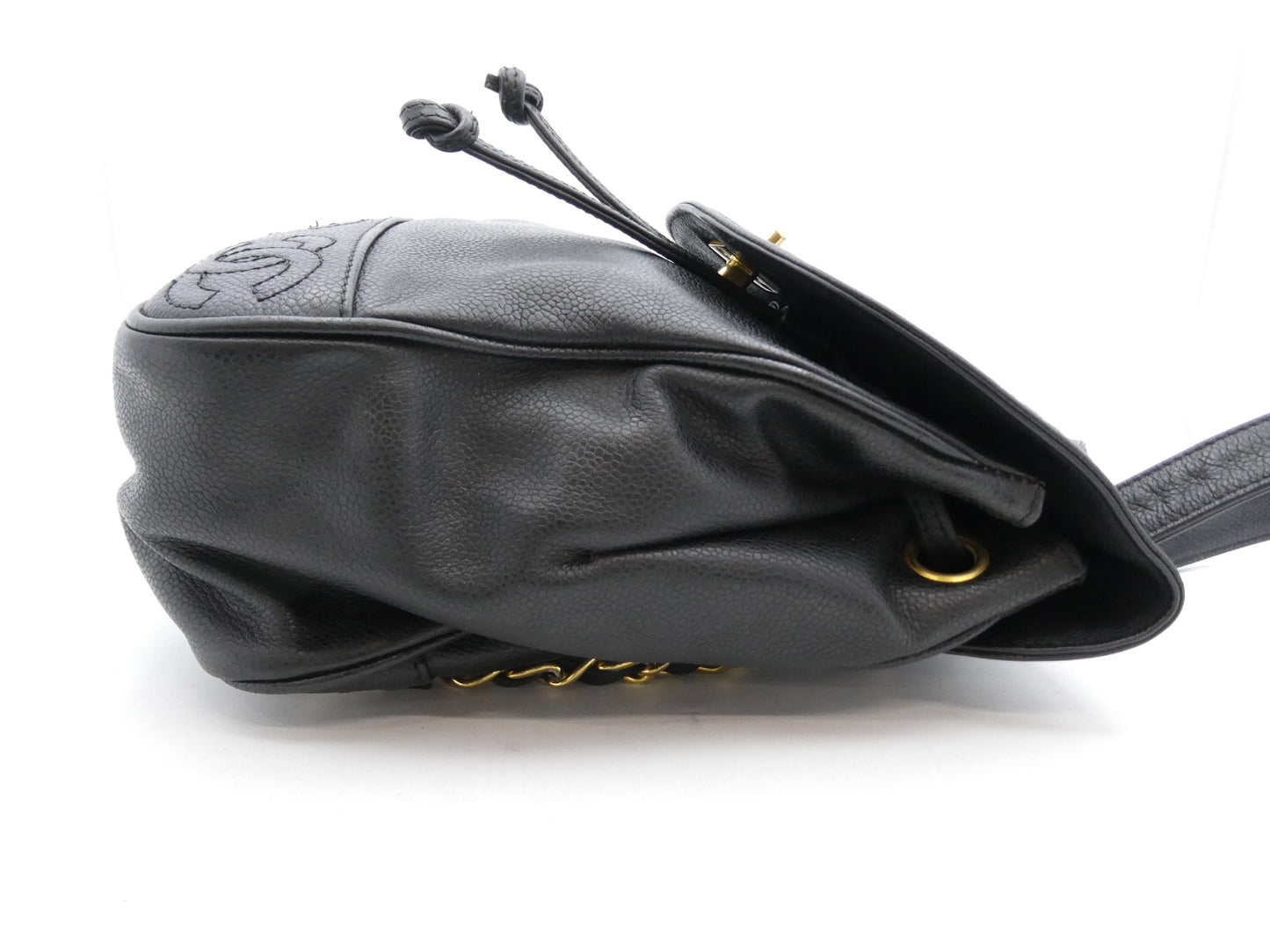 CHANEL Triple Coco Caviar Skin Chain Rucksack