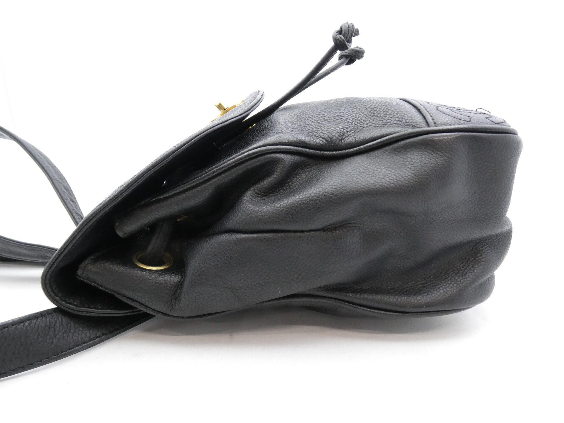 CHANEL Triple Coco Caviar Skin Chain Rucksack