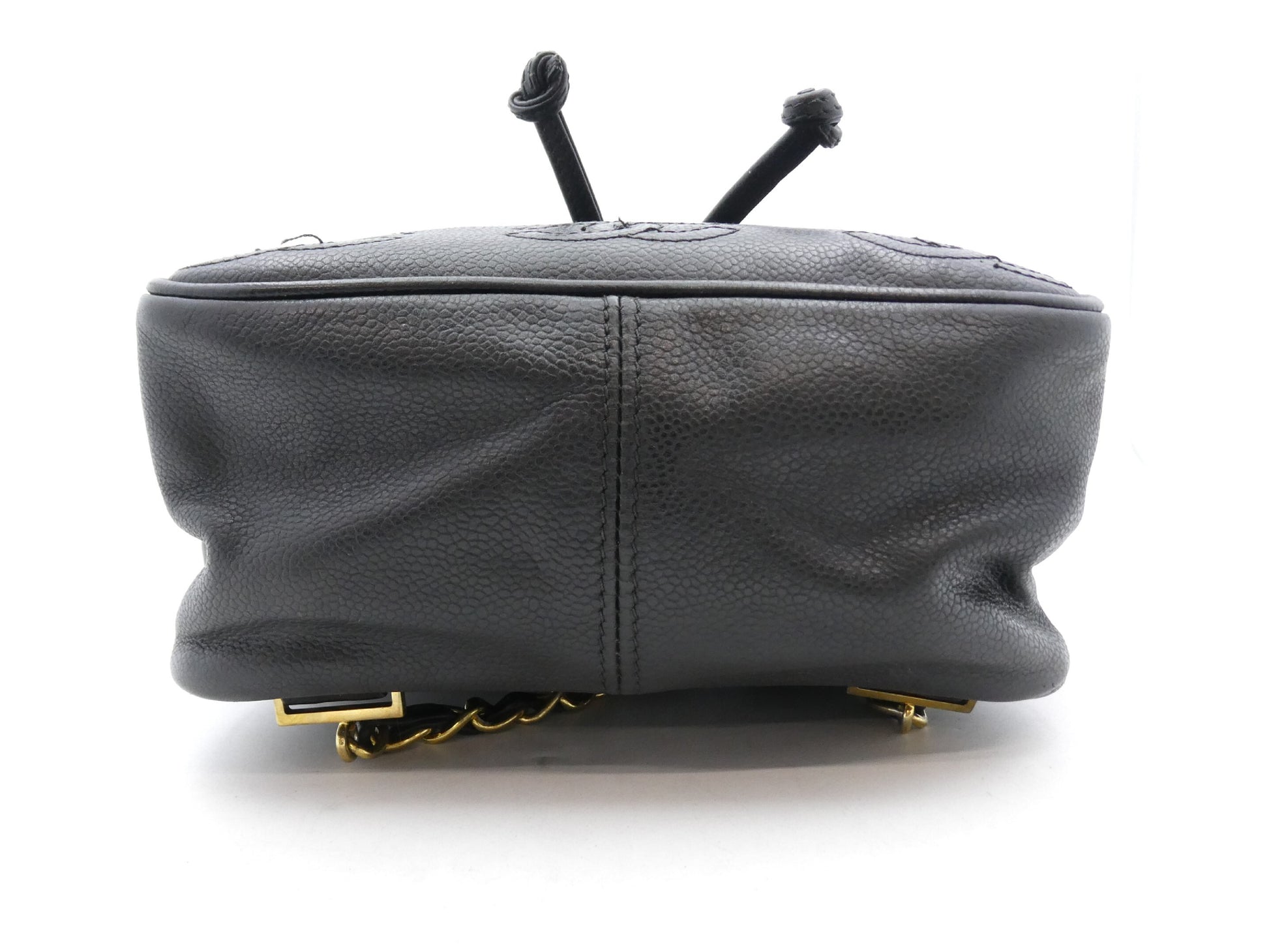 CHANEL Triple Coco Caviar Skin Chain Rucksack