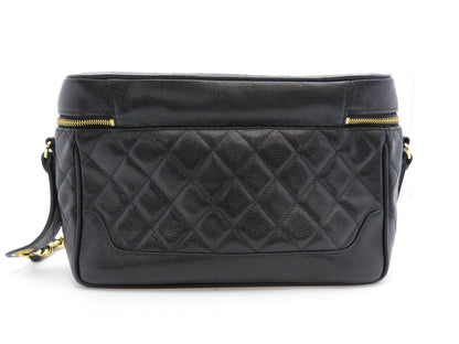 CHANEL Matlasse Caviar Skin Cocomark Chain Shoulder Bag