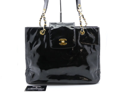 CHANEL Cocomark Enamel Chain Shoulder Bag