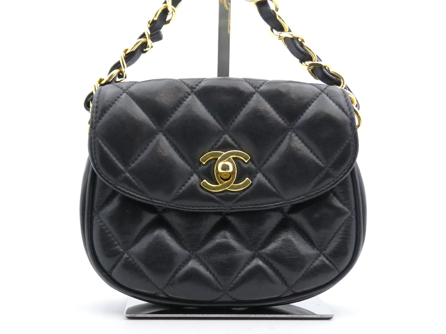 CHANEL Matlasse Cocomark Turnlock Chain Bag