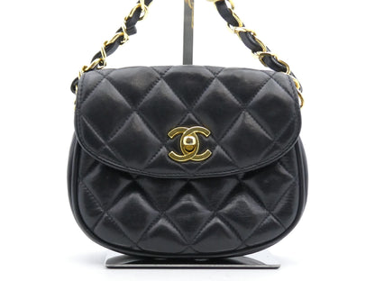 CHANEL Matlasse Cocomark Turnlock Chain Bag