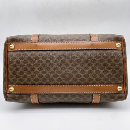 LOUIS VUITTON Celine PVC Macadam Mini Boston Bag Handbag