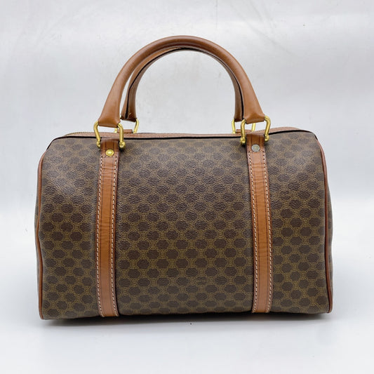 LOUIS VUITTON Celine PVC Macadam Mini Boston Bag Handbag