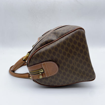 LOUIS VUITTON Celine PVC Macadam Mini Boston Bag Handbag