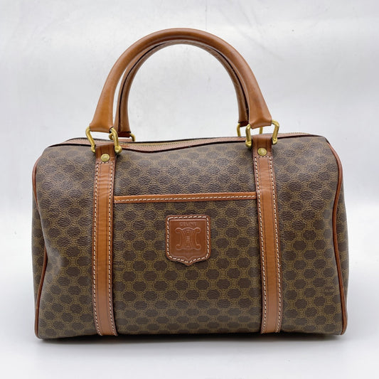 LOUIS VUITTON Celine PVC Macadam Mini Boston Bag Handbag