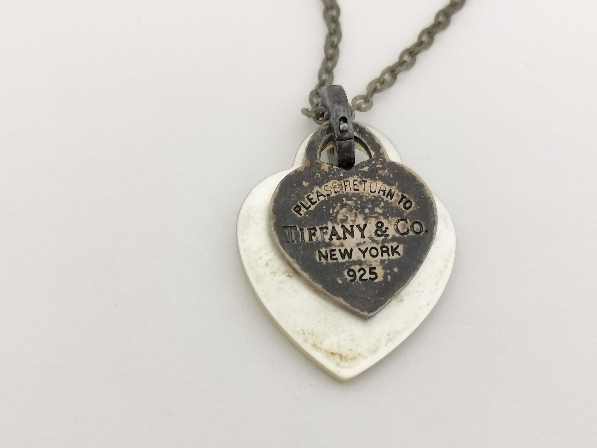 Tiffany&Co. Tiffany Return to Heart Tag Shell SV925 7.7g Necklace