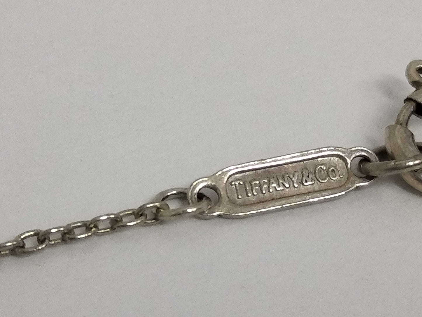 Tiffany&Co. Tiffany Return Toe Necklace Heart Tag SV925 3.8g Necklace