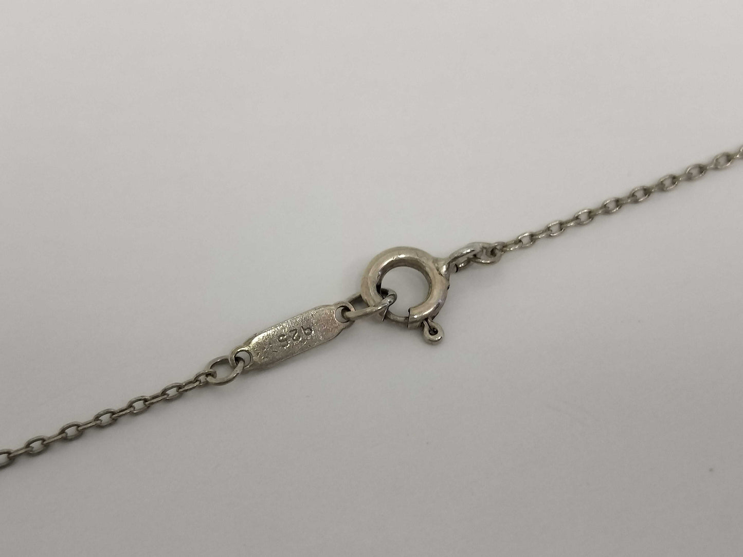 Tiffany&Co. Tiffany Return Toe Necklace Heart Tag SV925 3.8g Necklace