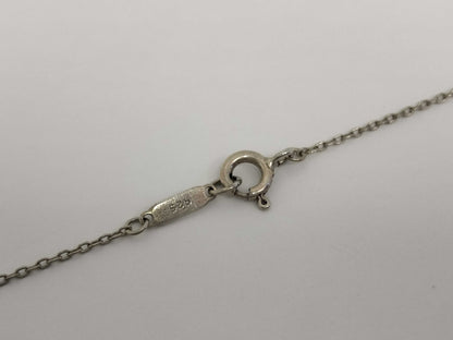 Tiffany&Co. Tiffany Return Toe Necklace Heart Tag SV925 3.8g Necklace