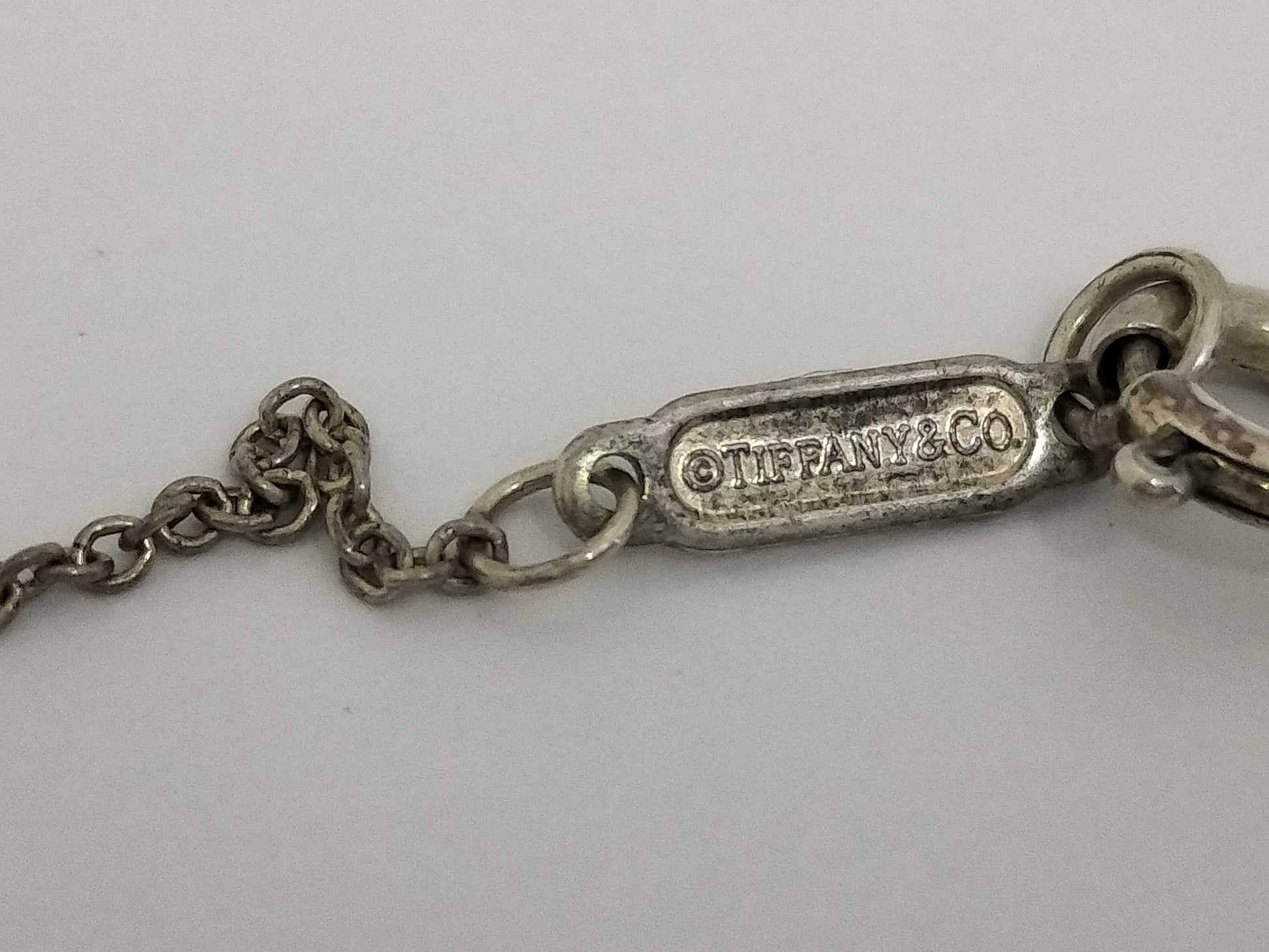 Tiffany&Co. Tiffany Return Toe Necklace Heart Tag SV925 3.4g Necklace