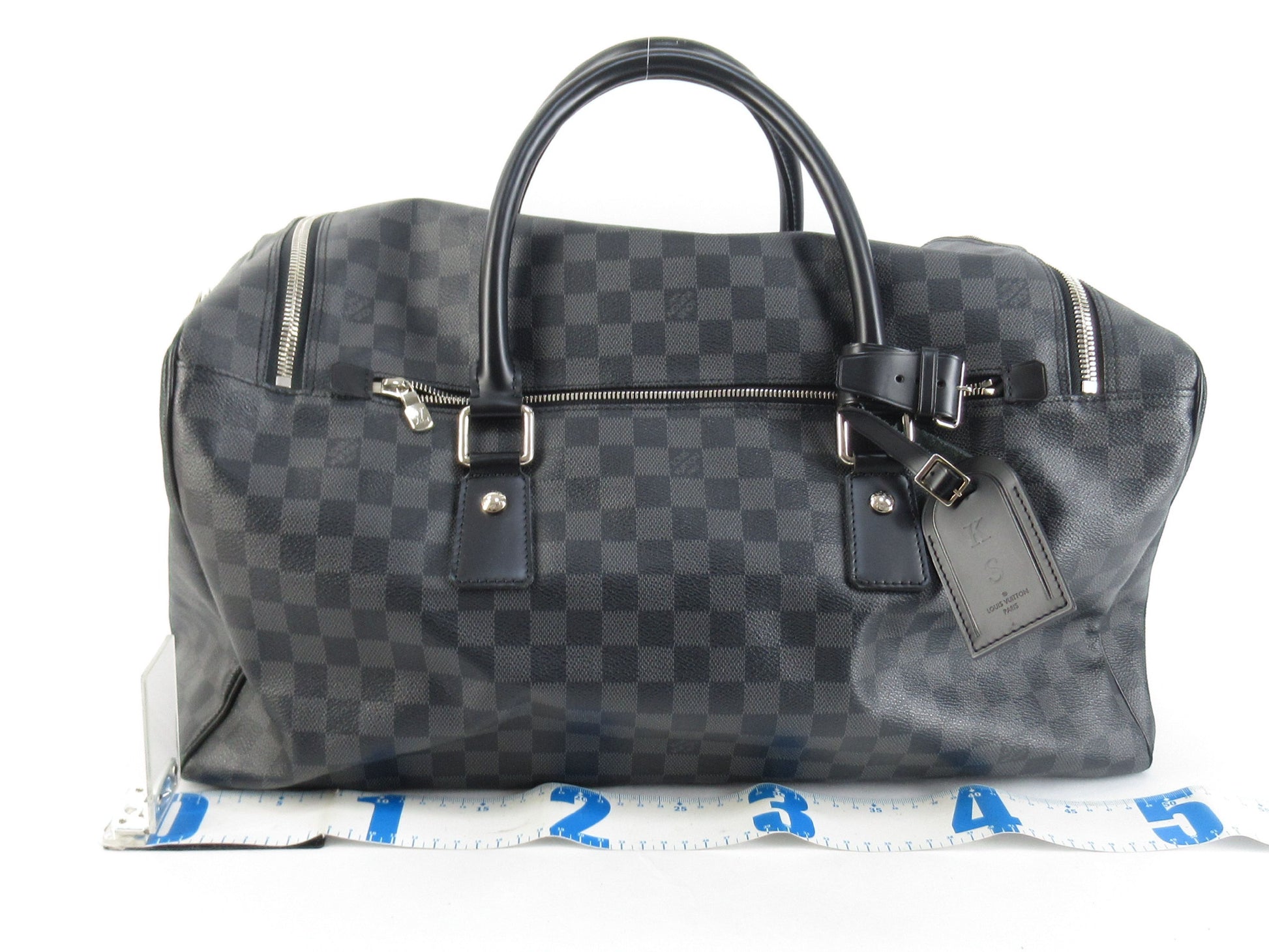 LOUIS VUITTON Damier Graffit Roadster 50 N48189 Boston Bag