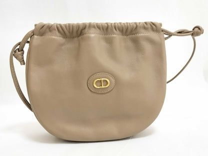 Dior Christian Dior Shoulder Bag Beige Shoulder Bag
