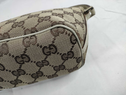 GUCCI GG Canvas Gucci GG Canvas Handbag White Handbag
