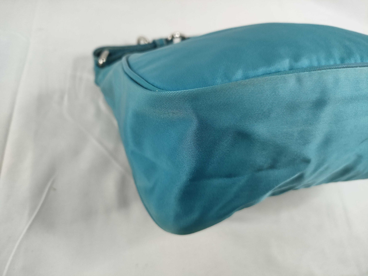 PRADA Nylon Prada Handbag Blue Handbag