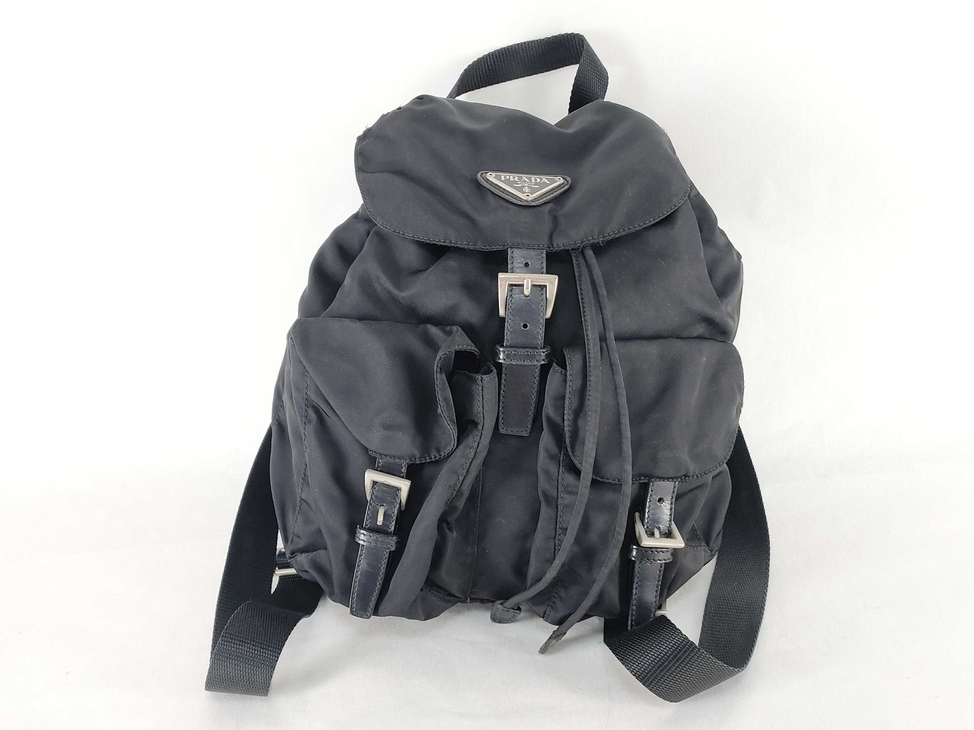 PRADA Nylon Prada Backpack Black Rucksack