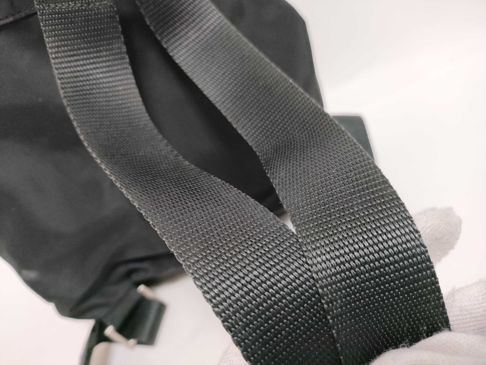 PRADA Nylon Prada Backpack Black Rucksack