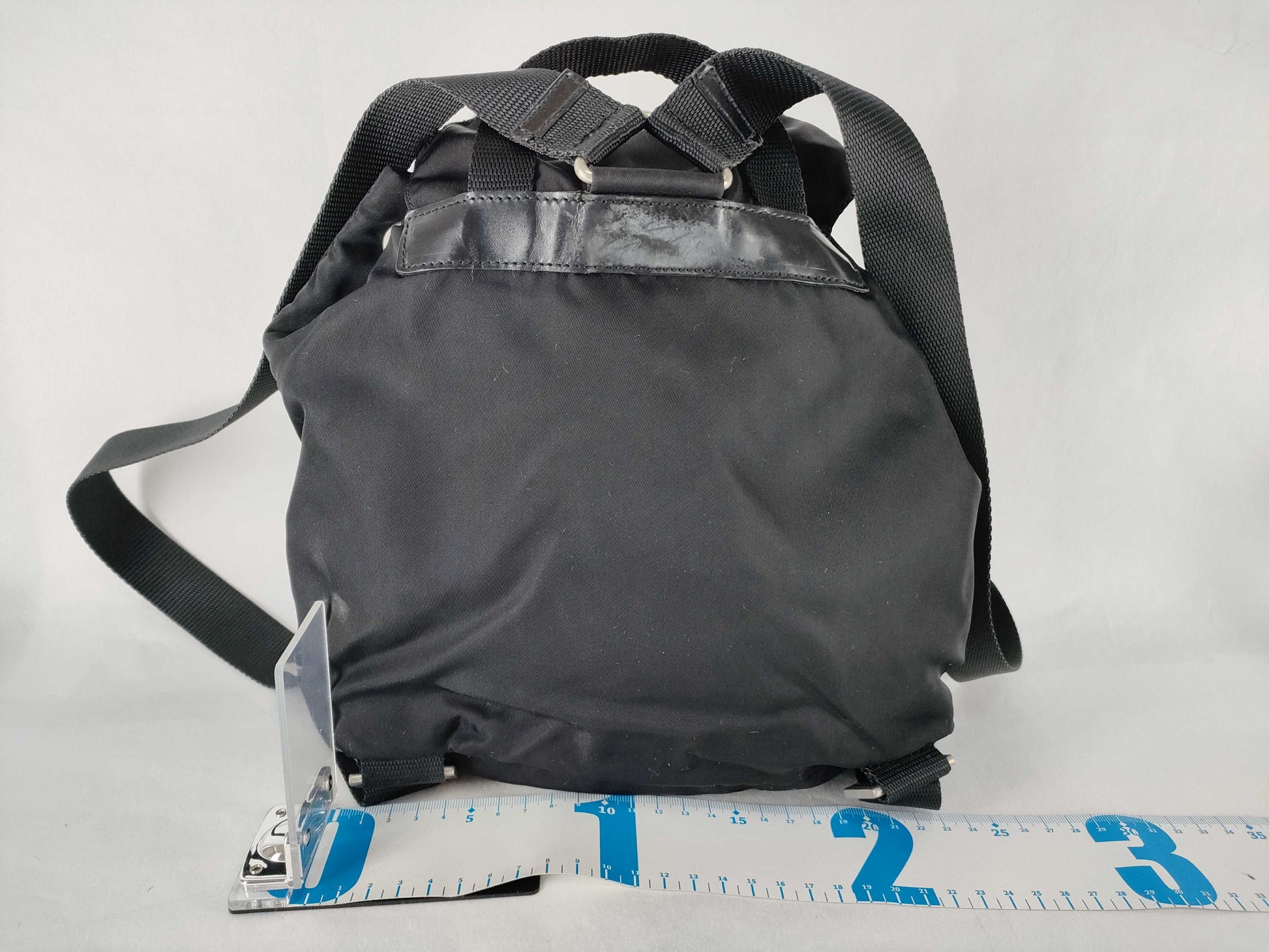 PRADA Nylon Prada Backpack Black Rucksack