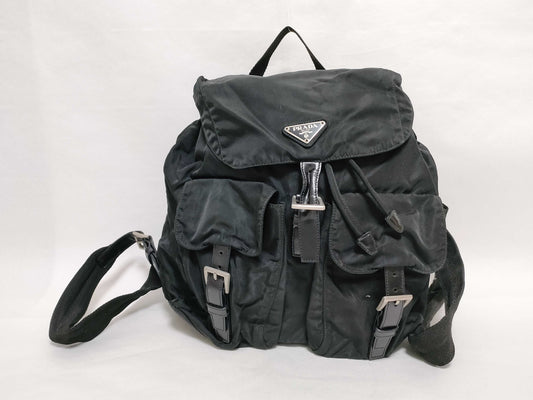 PRADA Nylon Prada Backpack Black Rucksack