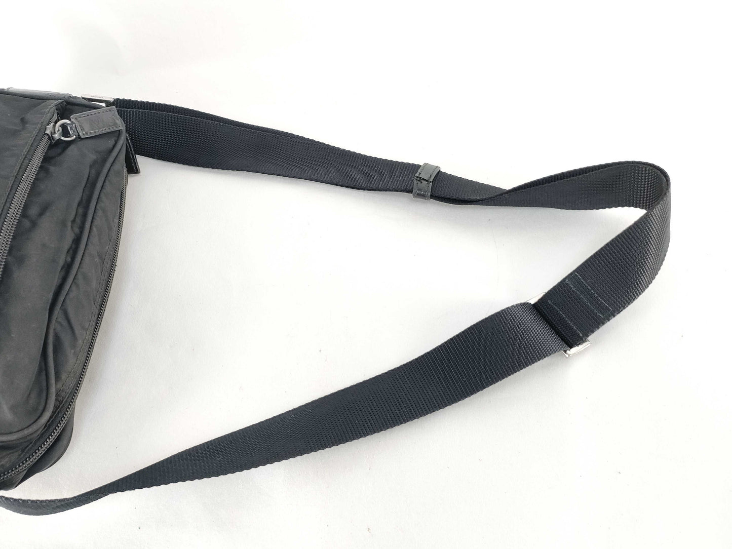 PRADA Nylon Prada Shoulder Bag Black Shoulder Bag