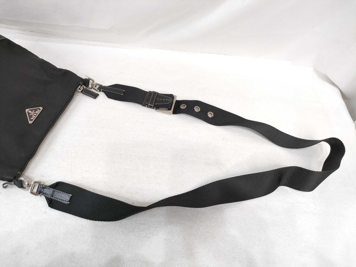 PRADA Nylon Prada Shoulder Bag Black Shoulder Bag