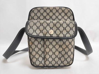 CELINE Celine Shoulder Bag Macadam Print Shoulder Bag