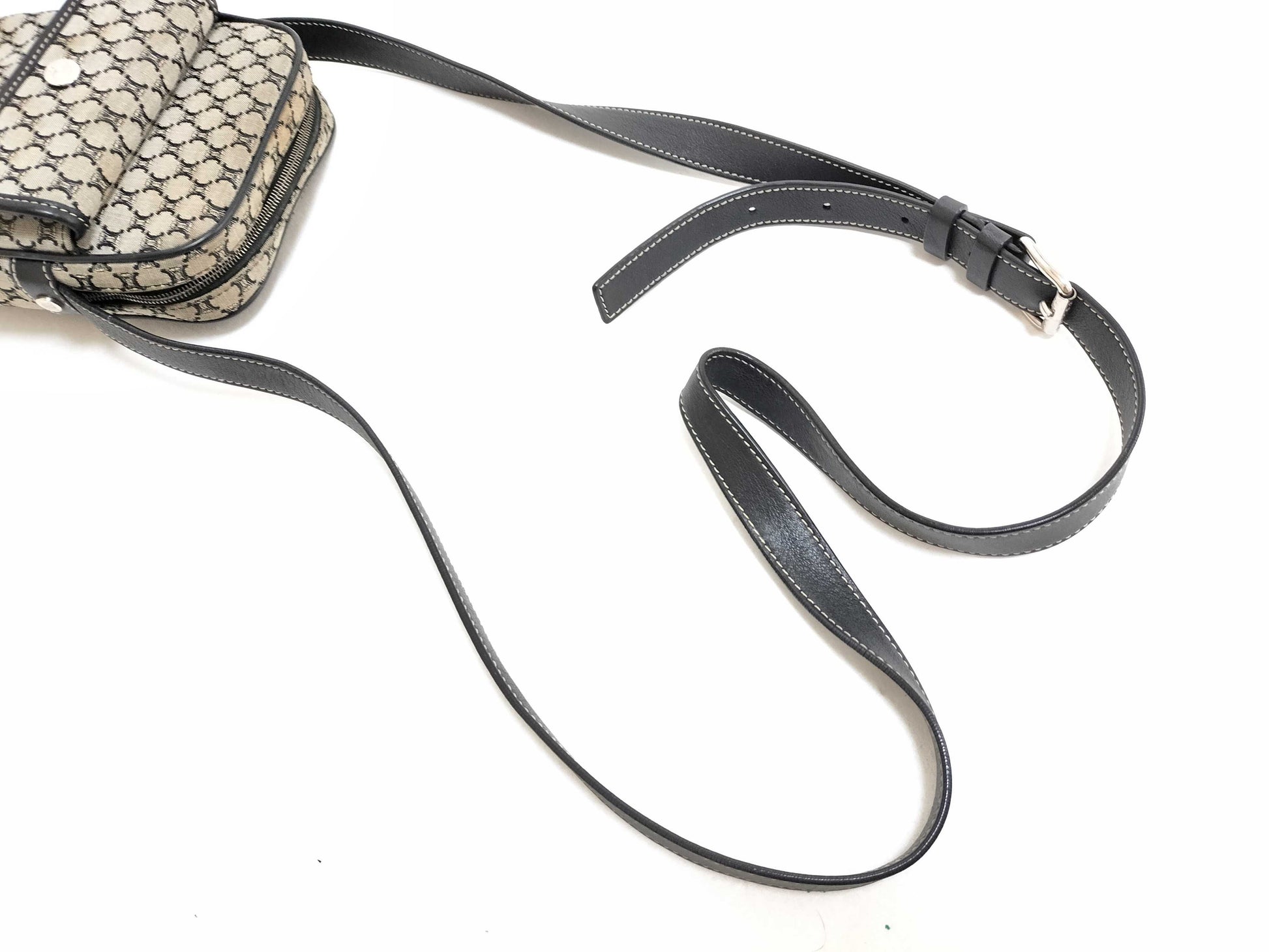 CELINE Celine Shoulder Bag Macadam Print Shoulder Bag