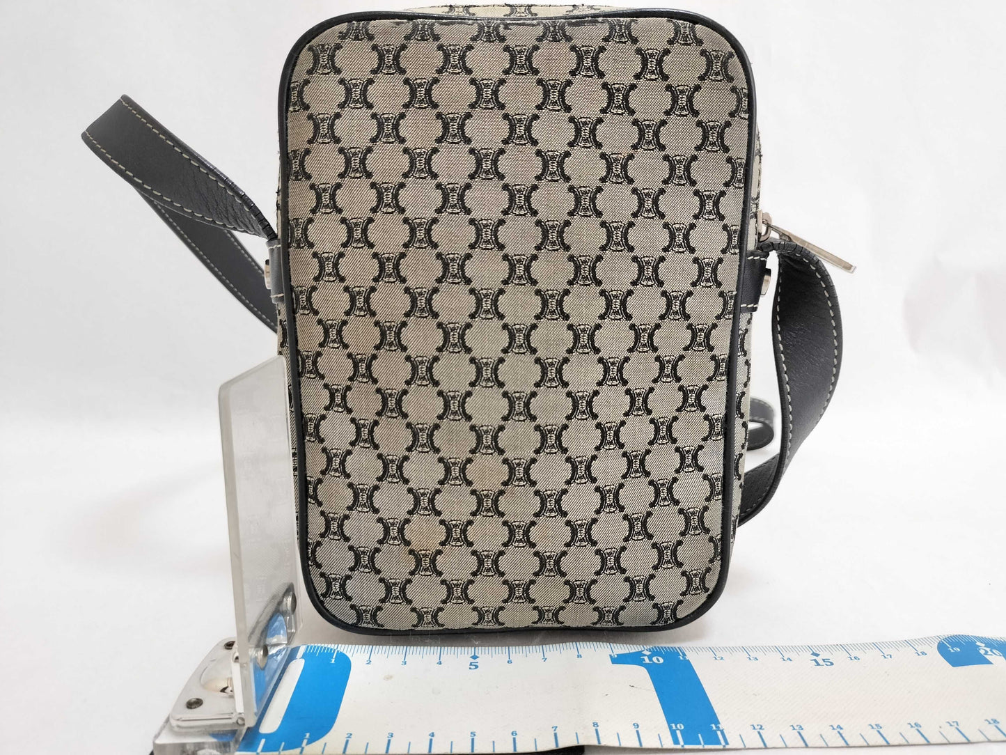 CELINE Celine Shoulder Bag Macadam Print Shoulder Bag