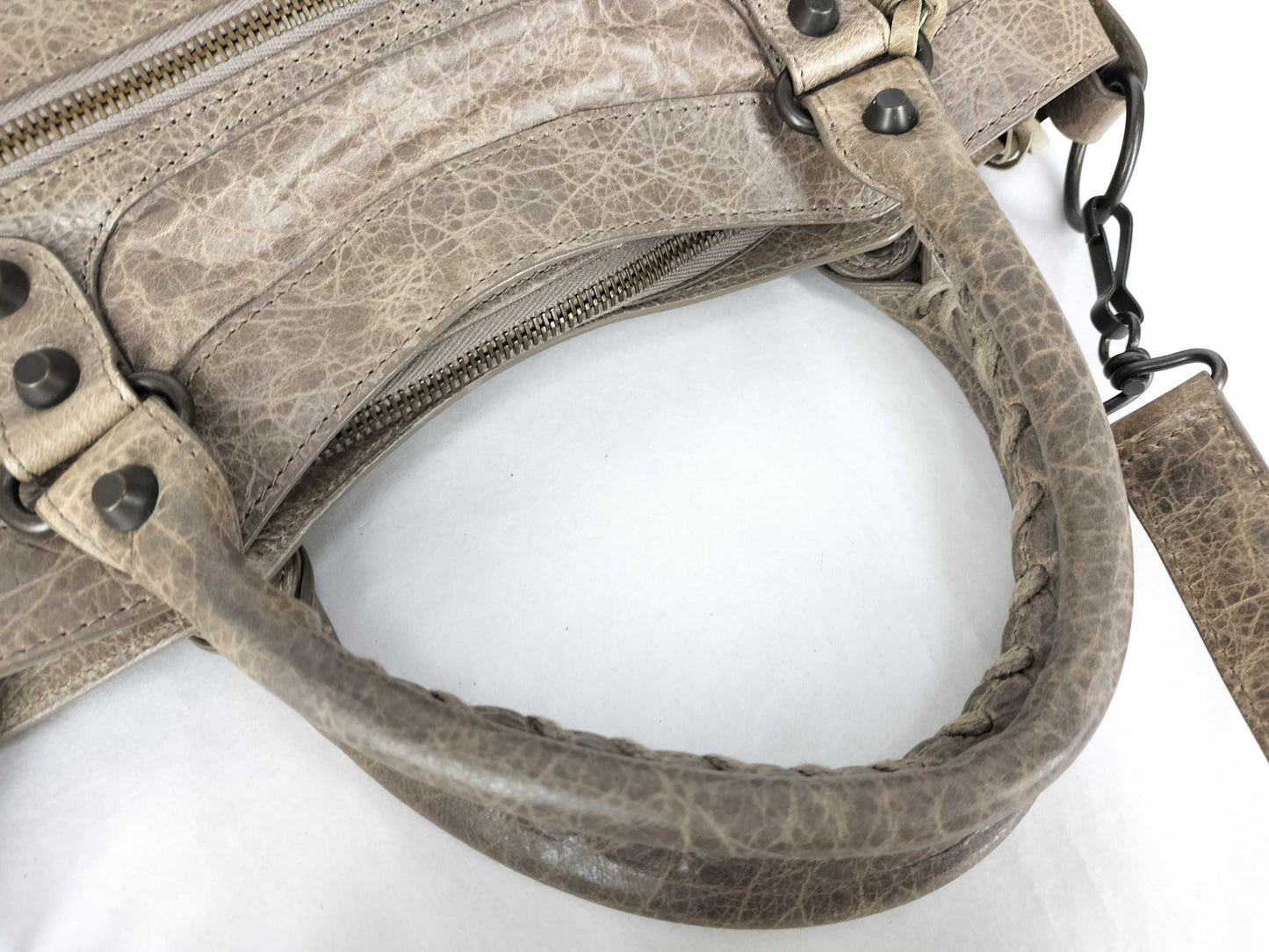 BALENCIAGA The City Balenciaga City Handbag Brown Handbag