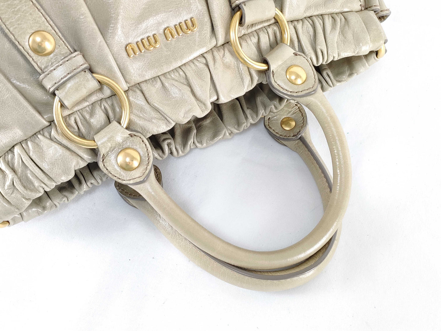 miu miu miu 2way handbag with long strap handbag