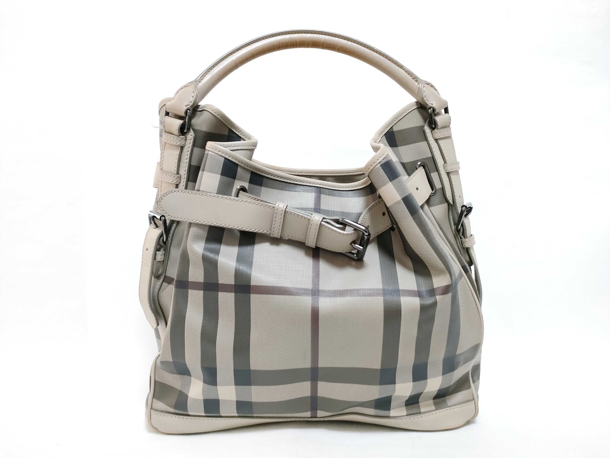 BURBERRY Handbag Grey Shoulder Bag