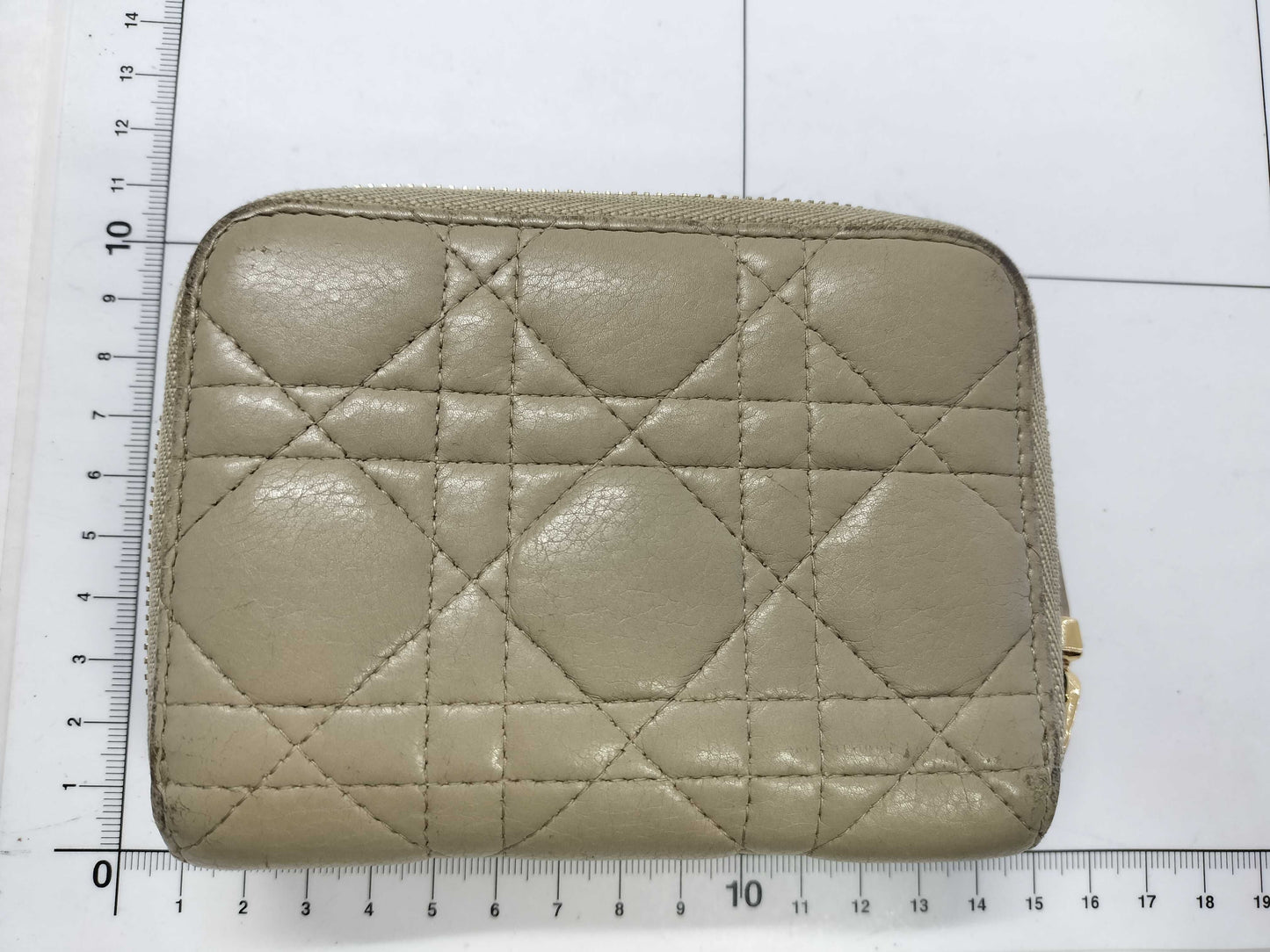 Dior Christian Dior Wallet Canage Beige Wallet