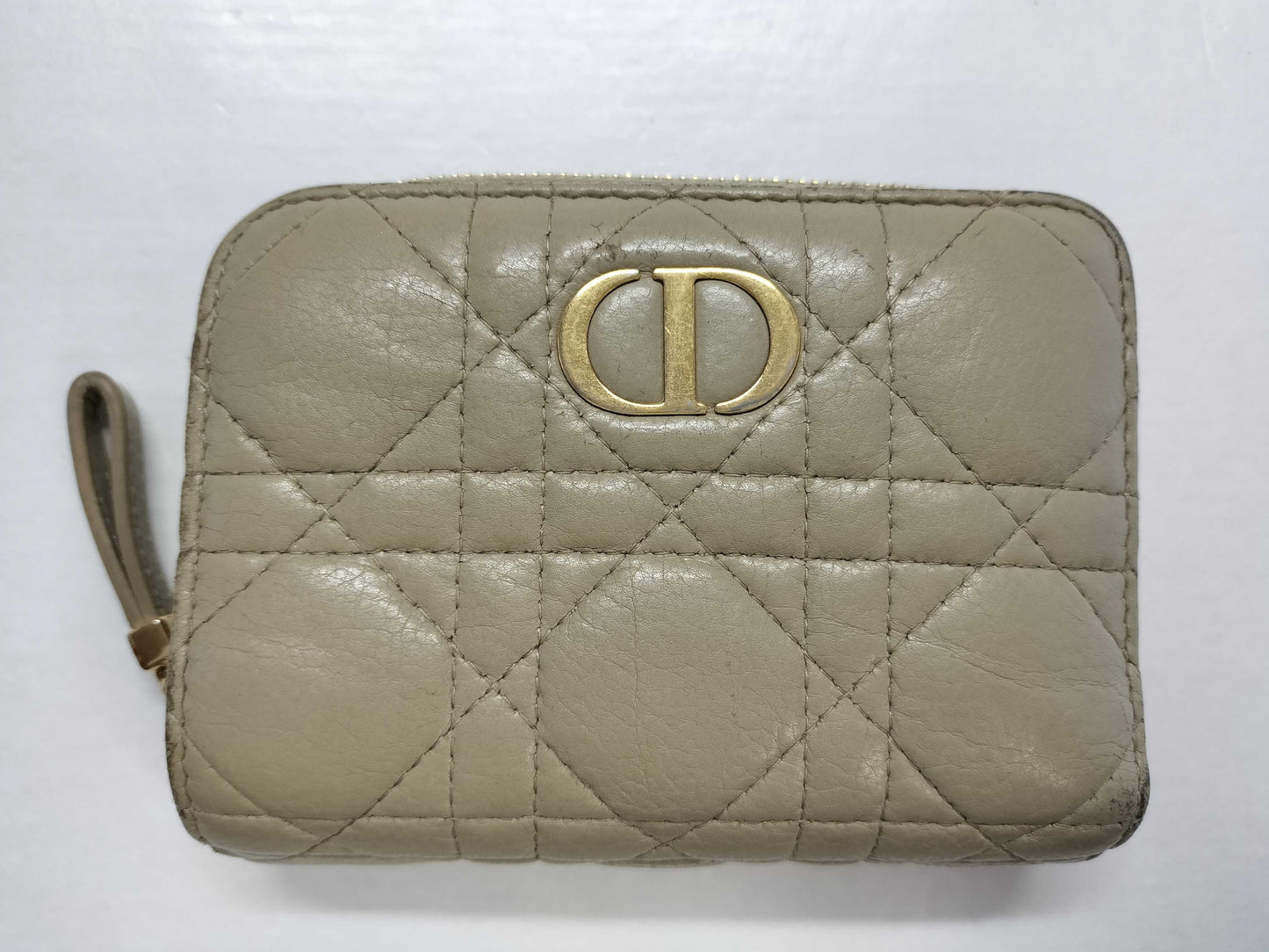 Dior Christian Dior Wallet Canage Beige Wallet
