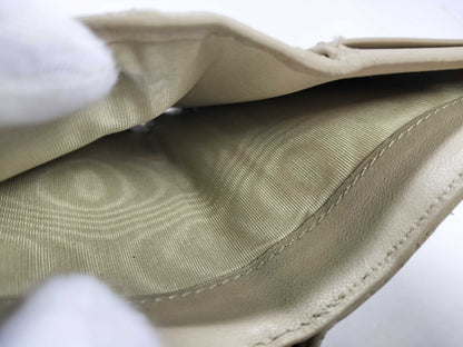 Dior Christian Dior Wallet Canage Beige Wallet