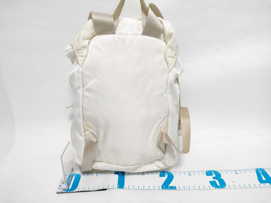PRADA Nylon Prada Rucksack White Rucksack